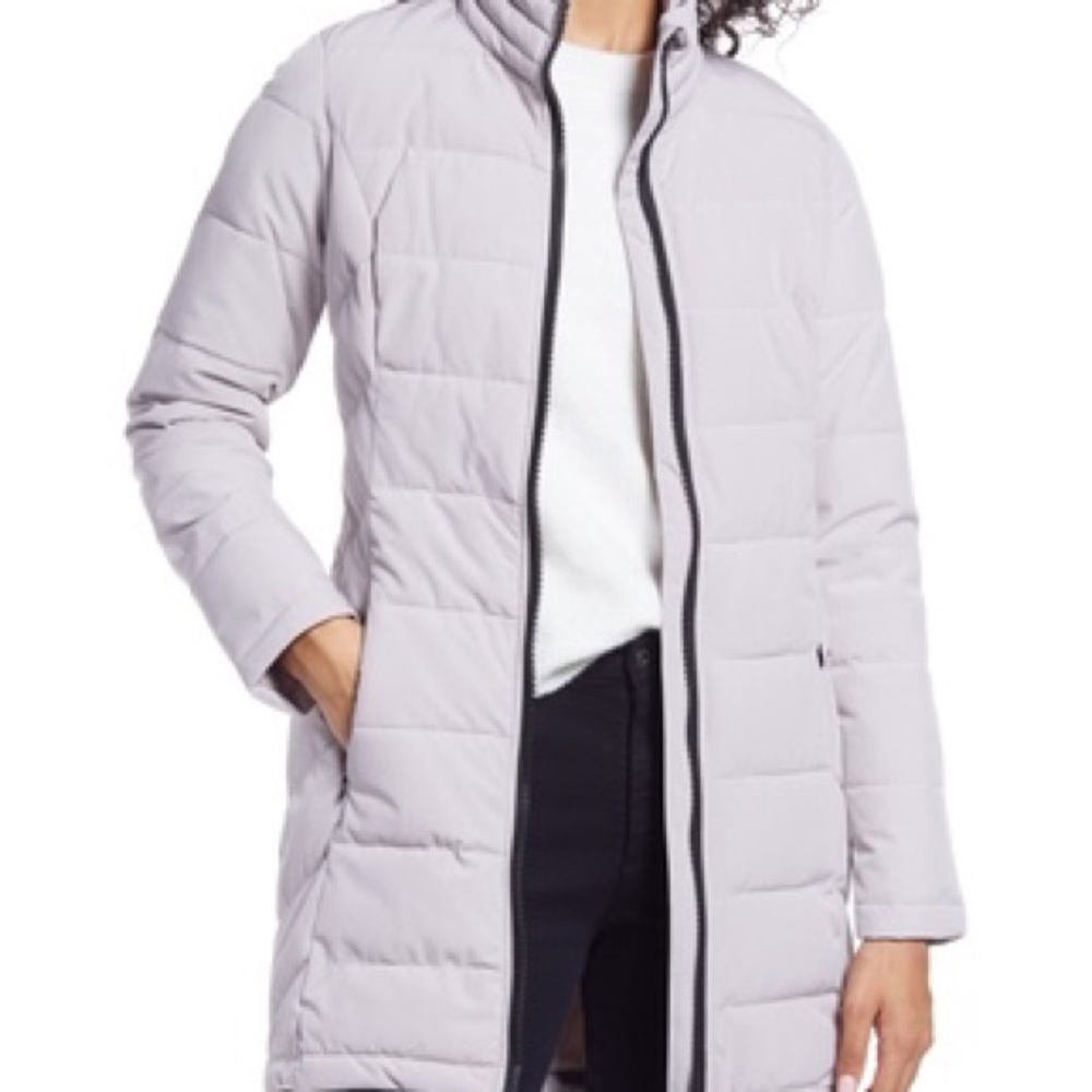 Andrew Marc Zip Front Puffer Jacket/Coat Size M Color Shy Violet -NWT $129.00